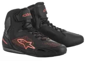 Image of Alpinestars Faster-3 Rideknit Black Red Fluo US 11