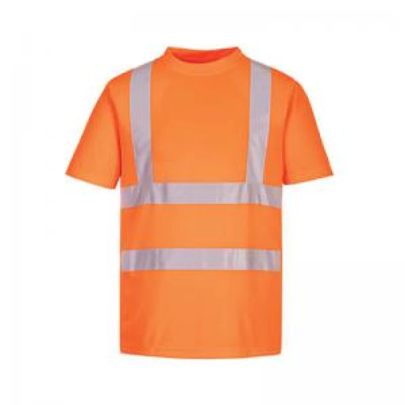 Image of Portwest Eco Hi Vis T Shirts Multi Pack EC12ORRXL Colour: Orange