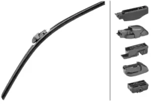 Image of HELLA Wiper blade VW,AUDI,MERCEDES-BENZ 9XW 358 053-221