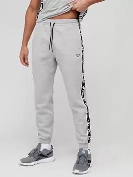 Image of Reebok RI Tape Joggers - Medium Grey Heather Size M Men