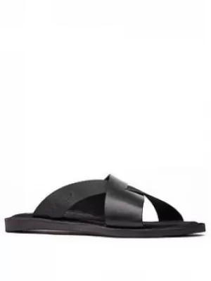 Base London Miso Sandal, Black, Size 8, Men