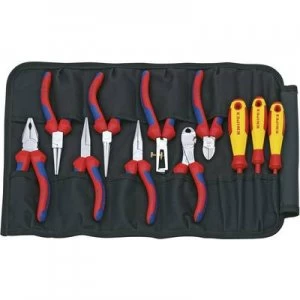 image of Knipex 00 19 41 Electrical contractors Tool kit Bag 11 Piece