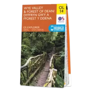 Image of Map of Wye Valley & Forest of Dean