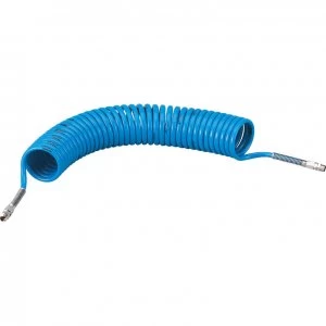 Image of Draper Heavy Duty Coiled Air Line Hose 8mm 11.5m