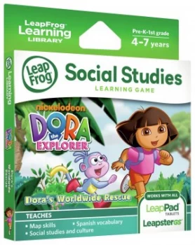 image of LeapFrog Dora the Explorer Learning Game.