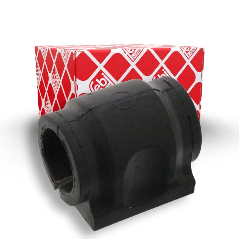 Image of FEBI BILSTEIN 46295 Stabilizer Bushes Front Axle, Rubber Rubber Anti-roll Bar Bush Kit (1334)