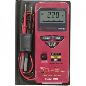 image of Beha Amprobe DM78C Handheld multimeter Digital CAT II 600 V, CAT III 300 V Display (counts): 3400