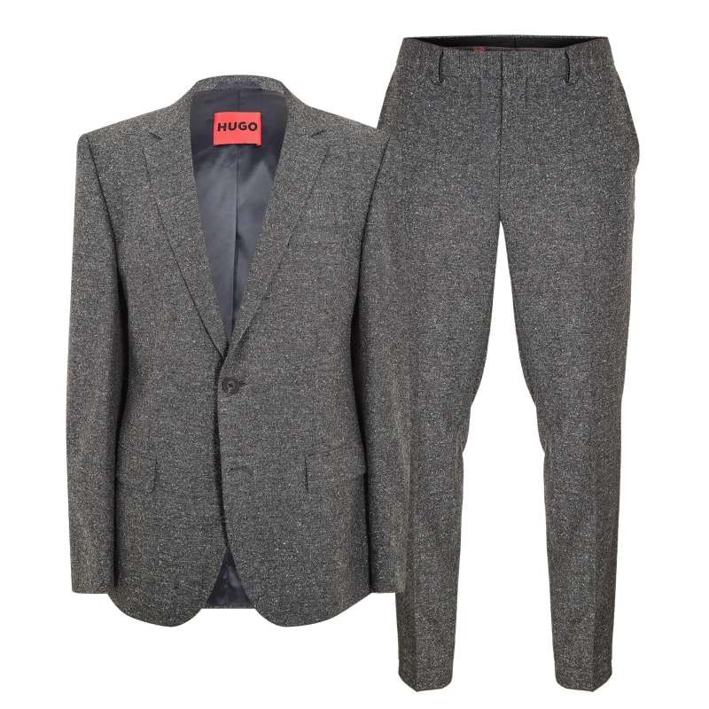 Image of Boss Mens Henry/Getlin232x Suit Open Grey male 34 (44)