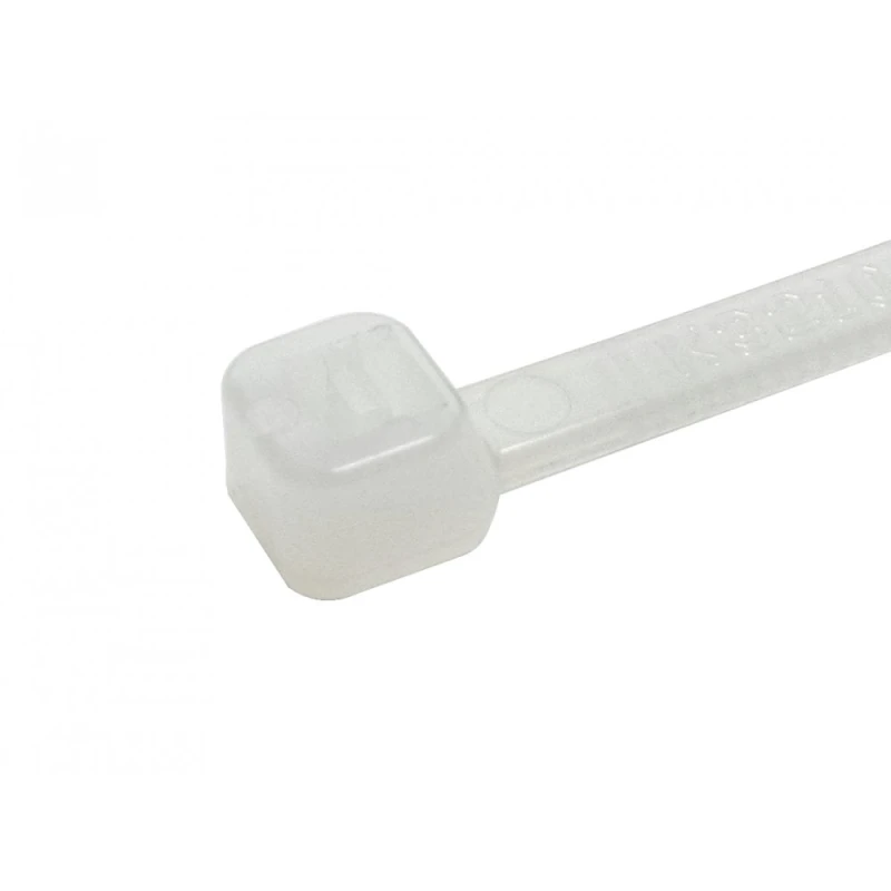 Image of Cables Direct 100-pack of 200mm x 4.8mm Cable Ties in White