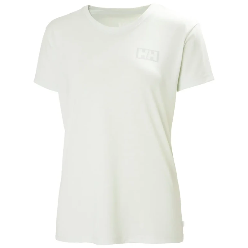 Image of Womens T-Shirt Helly Hansen Skog graphic Vert Female L