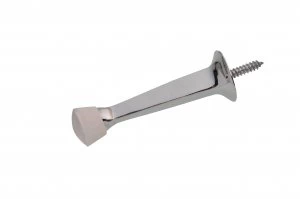 Image of Wickes Solid Door Stop - Chrome