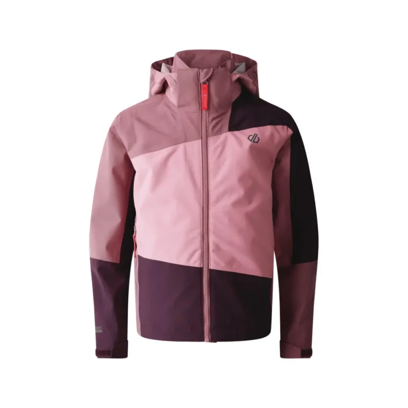 Image of Waterproof jacket for children Dare 2B Explore II Rose Unisex 3/4 ans