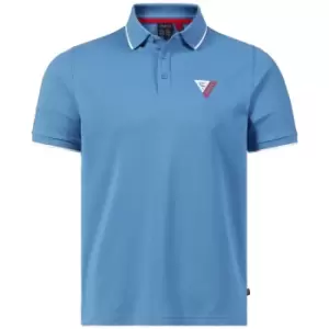 image of Musto Mens Sardinia Costal Polo Shirt 2.0 Blue M