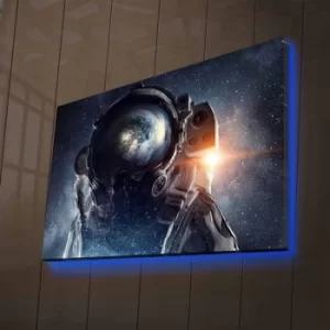 Image of NASA-016 Multicolor Decorative LED Lighted Canvas Painting
