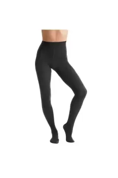 image of Couture Womens/Ladies Fashion Cable Fleece Tights (1 Pair) (M) (Black)