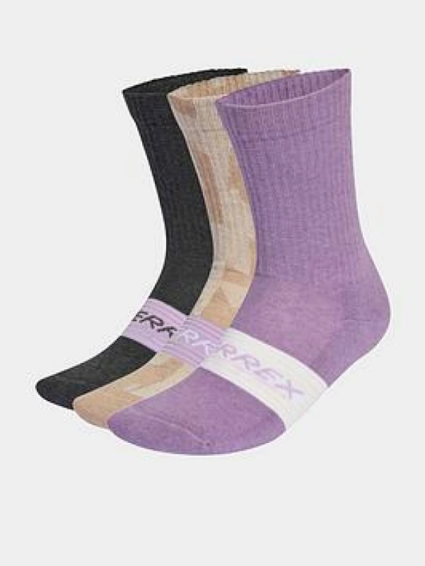 Image of Football Socks adidas Terrex (x3) Marron Unisex 43/46