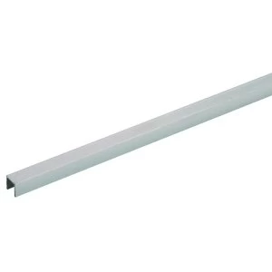 Image of Wickes 15.5mm Multi Purpose U Section - Aluminium 1m