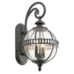 Image of Outdoor IP44 Twin Wall Light Londonderry LED E14 60W d01698