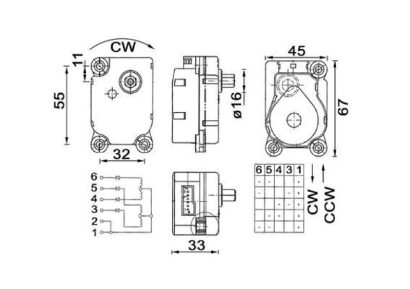 Image of Heater blend door actuator MAHLE AA 20 000P