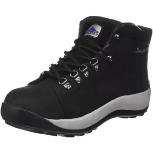 Image of Portwest Mens Steelite SB HRO Leather Safety Boots (10 UK) (Black) - Black