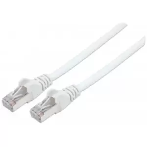 Intellinet Network Patch Cable Cat6 20m White Copper S/FTP LSOH / LSZH PVC RJ45 Gold Plated Contacts Snagless Booted Lifetime Warranty Polybag