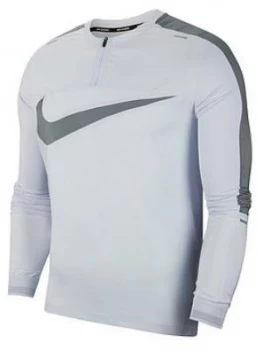 image of Nike Wild Run Element Long Sleeve Top - Grey