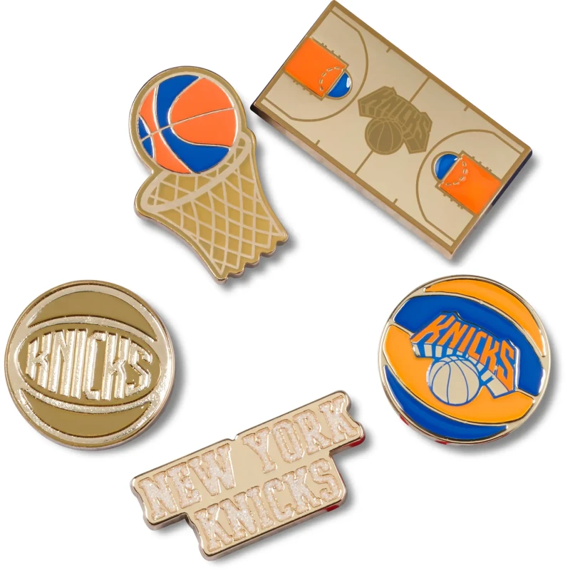 Image of Crocs Jibbitz Crocs NBA New York Knicks (x5) Marron Unisex TU