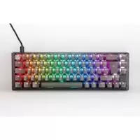 image of Ducky One 3 Aura SF 65% Mechanical Gaming Keyboard Black Cherry Brown Switch UK Layout