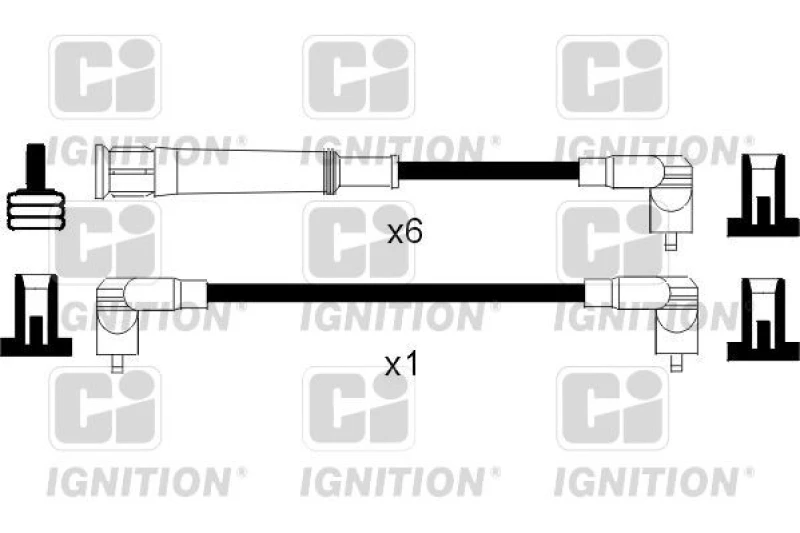 Image of QUINTON HAZELL Ignition lead set QUINTON HAZELL XC763