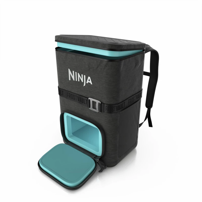 Image of Ninja Outdoor Frostvault Go 23L 36-Can Backpack Soft Cooler Ff136Euukcg Charcoal Grey