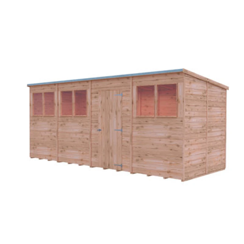 Image of Overlap 16X6ft Pent With A Single Door