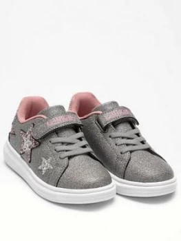 Image of Lelli Kelly Girls Star Trainer - Silver, Size 9 Younger