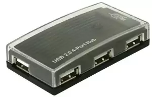 image of DeLOCK HUB USB 2.0 external 4 port 480 Mbit/s