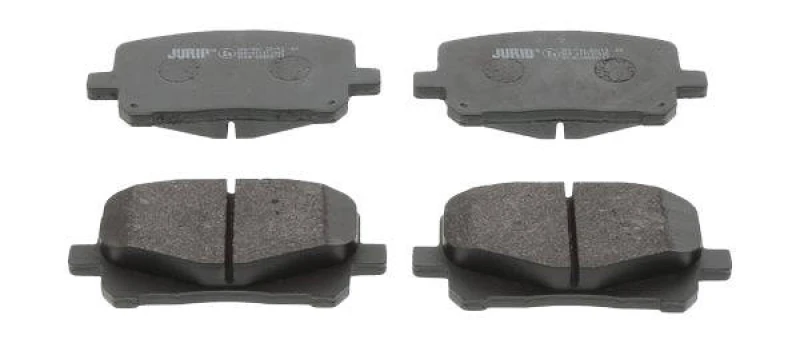 Image of JURID 572563J Brake pad set not prepared for wear warning indicator Brake Pad Set,disc brake (402)