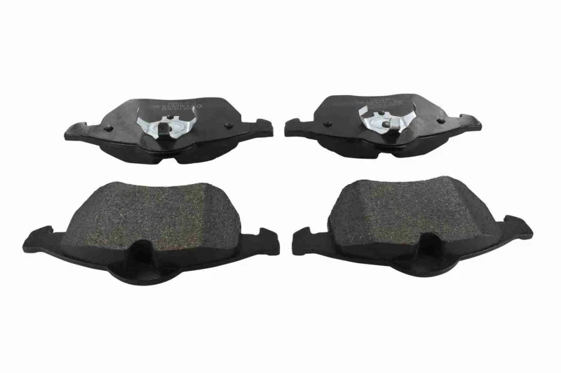 Image of VAICO V10-8143-1 Brake pad set Front Axle, not prepared for wear warning indicator, without accessories, Original VAICO Quality Brake Pad Set,disc br