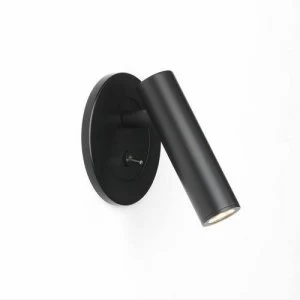 Image of LED 1 Light Indoor Recessed Wall Light Matt Black