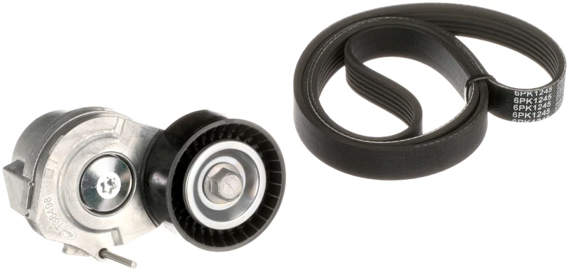 Image of GATES K016PK1245 V-ribbed belt set Micro-V Stretch Fit V-Ribbed Belt Set (542)