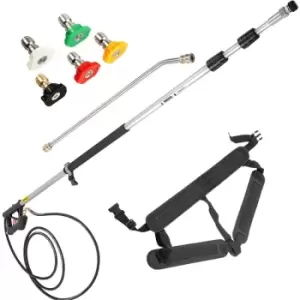 Image of VEVOR Pressure Cleaner with Wheels Road,Driveways, Decks, Patios, Sidewalks, Pool Decks, Parking Lots 4000 PSI Power Washer (Pressure Washer, Wand