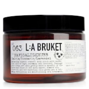 image of L:A BRUKET Sage, Rosemary and Lavender Sea Salt Scrub 420g