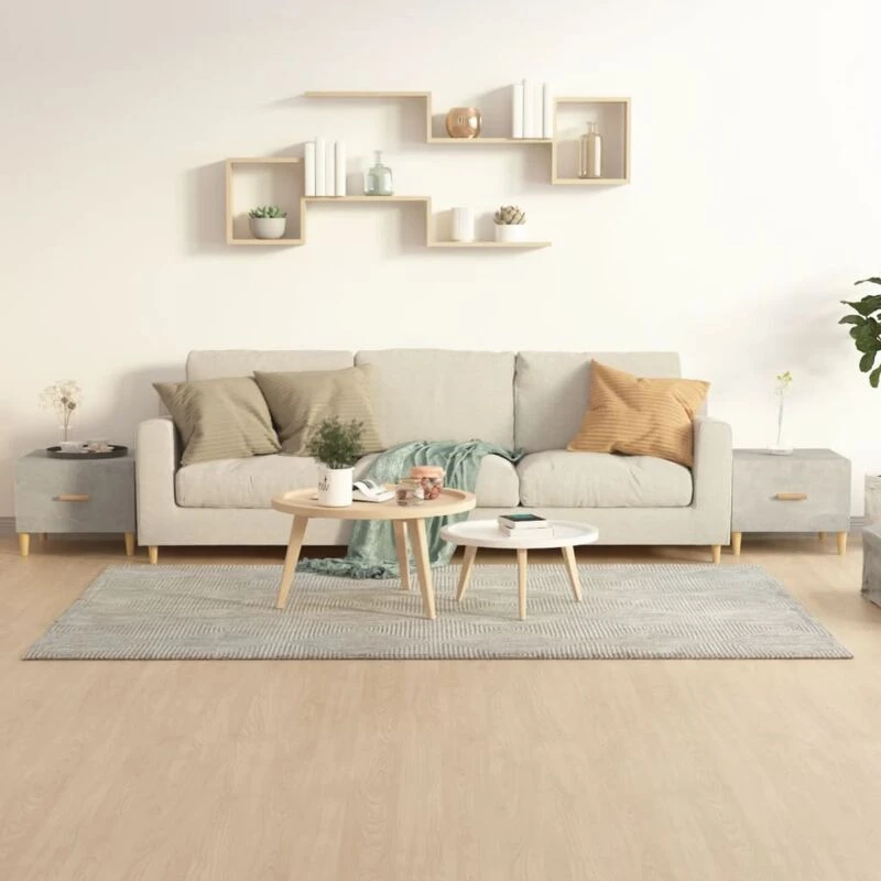 Image of VIDAXL Coffee Tables 2 pcs Concrete Grey 50x50x40cm Engineered Wood Vidaxl 8720287082590