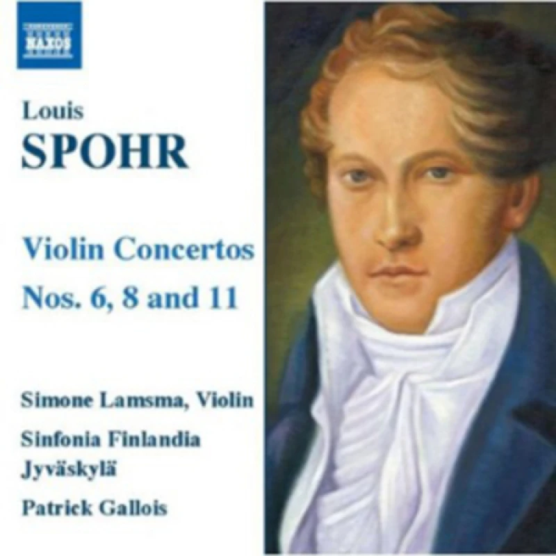 Image of RecordCityJP CD LOUIS SPOHR,PATRICK GALLOIS; SYMPHO - Violin Concertos Nos. 6 8 & 11 8570528 Naxos 2009 Japan ObiClassical Used