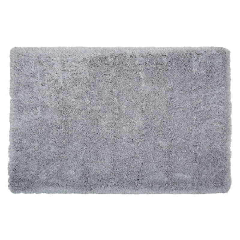 Image of Beliani Shaggygy Rug Cide Light Grey 140 X 200 Cm