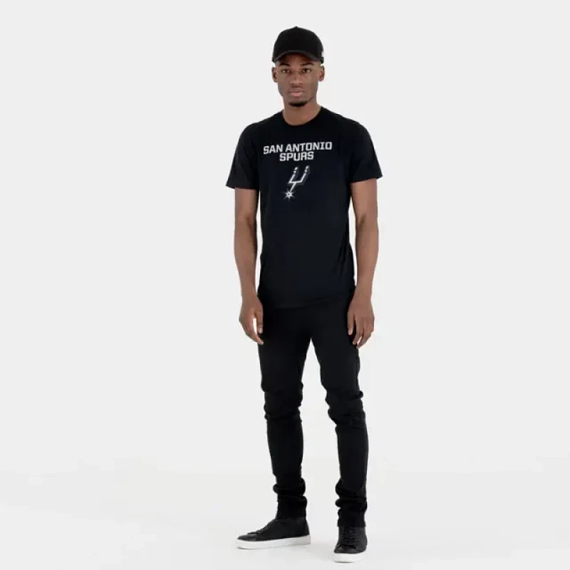Image of new era T-Shirt San Antonio Spurs NBA Noir Male L