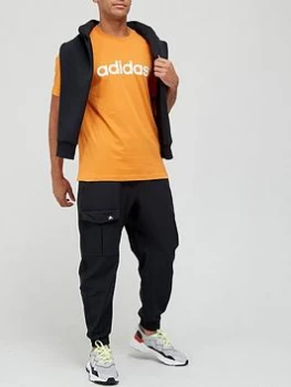Image of adidas Cargo Twill Pants - Black, Size S, Men