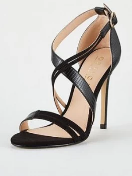 image of OFFICE Hagan Heeled Sandal, Black, Size 7, Women