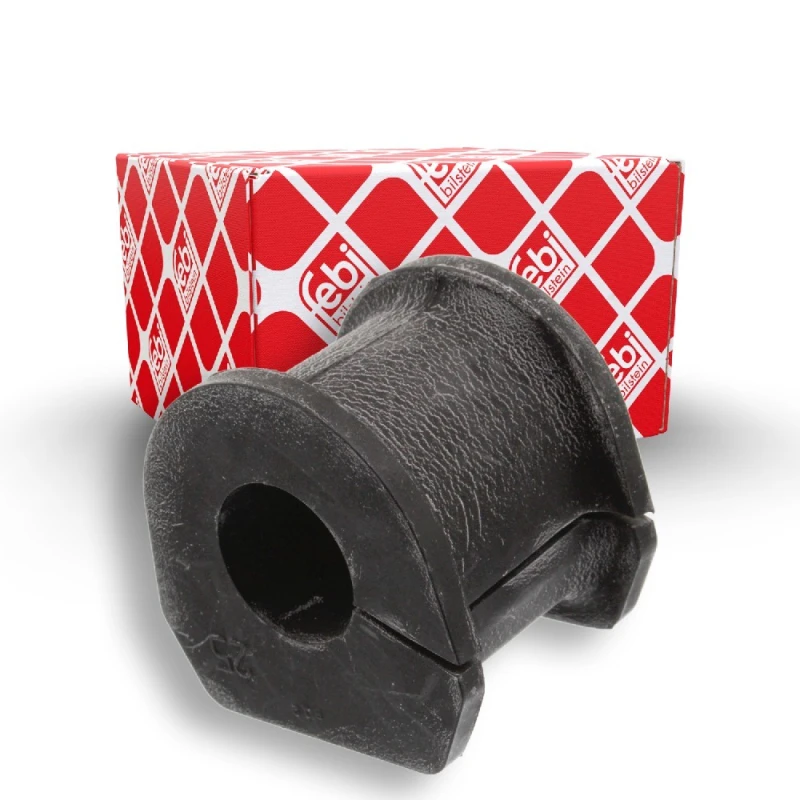 Image of FEBI BILSTEIN 41141 Stabilizer Bushes Front Axle Right, Rubber Rubber Anti-roll Bar Bush Kit (1334)