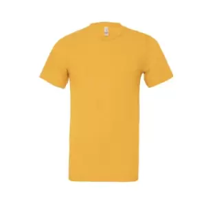 Image of Bella + Canvas Adults Unisex Heather CVC T-Shirt (M) (Heather Yellow Gold)