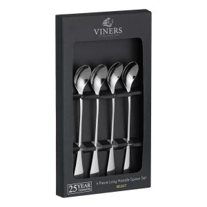 image of Viners Select 4 Piece Long Handled Spoon Set