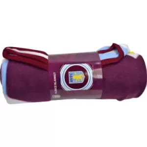 image of Aston Villa Fleece Blanket Pulse Design