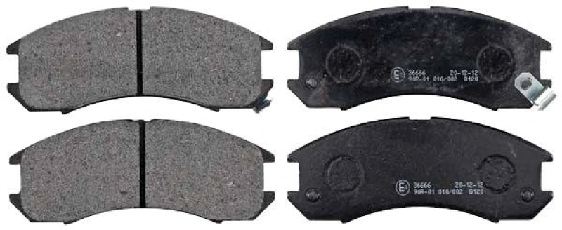 Image of A.B.S. 36666 Brake pad set with acoustic wear warning Brake Pad Set,disc brake (402)